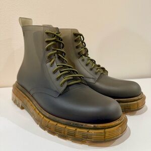 Lug sole jelly boots